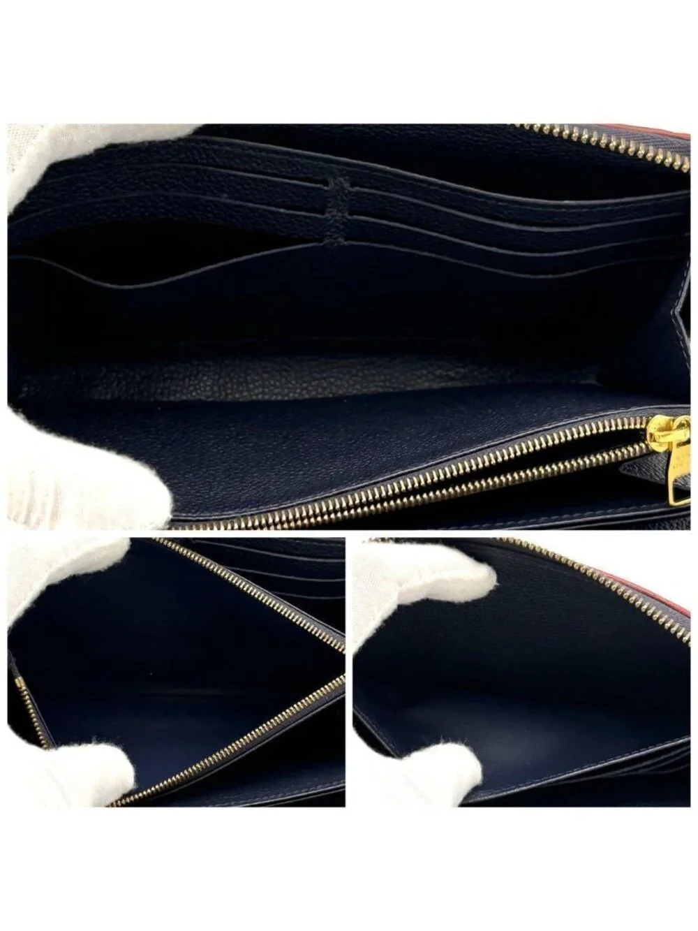 Louis Vuitton Zippy Wallet Marine Rouge Monogram